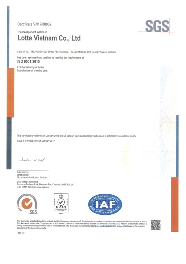 Hệ thống Quản lý Chất lượng ISO 9001:2015