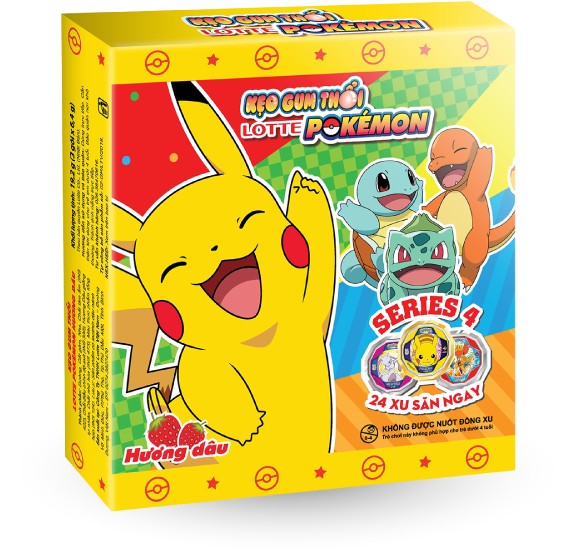 LOTTE Pokémon Gum series 4 launched