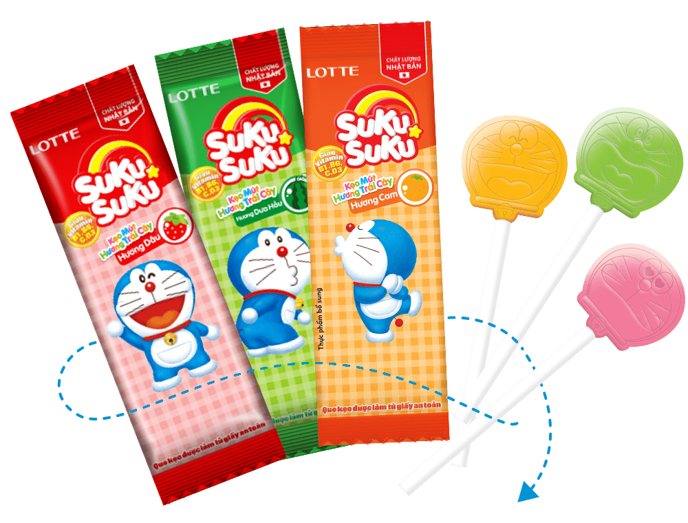 SukuSuku Fruit - Flavored Lollipop