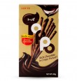 Toppo Cocoa flavorer pretzel stick with chocolate filling