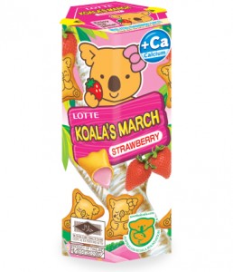 Thực phẩm bổ sung<br />
Bánh gấu Koala’s March nhân kem dâu