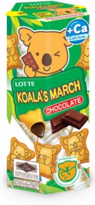 Thực phẩm bổ sung<br />
Bánh gấu Koala’s March nhân<br />
sô cô la