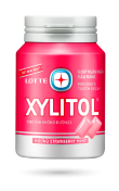 LOTTE XYLITOL Chewing Gum - Strawberry Mint Flavor
