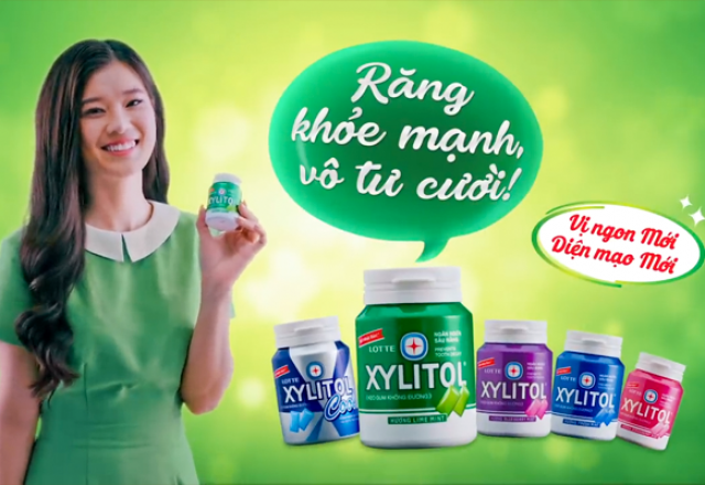 LOTTE XYLITOL - HEALTHY TEETH, CAREFREE SMILE - S