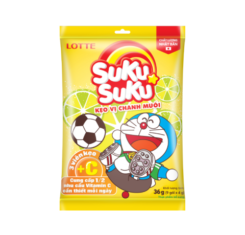 Tung kẹo SukuSuku vị chanh muối