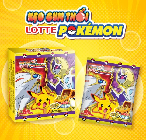 Ra mắt kẹo gum Lotte Pokémon đồng xu – Mùa 5 (series 5)