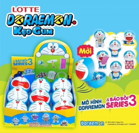 DORAEMON BUBBLE GUM – Orange flavor