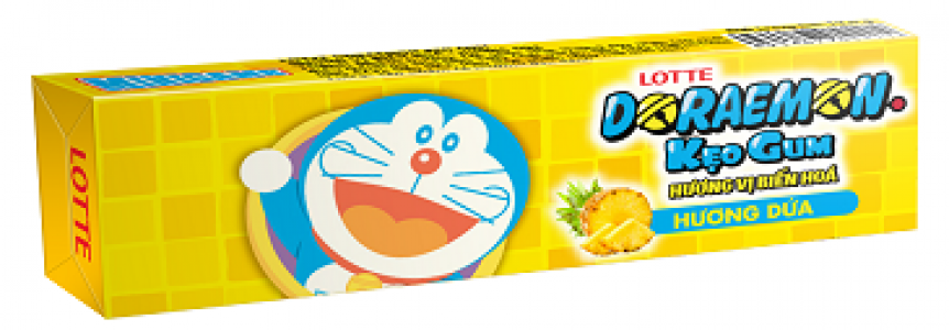 LOTTE Doraemon kẹo gum hương vị biến hóa<br />
