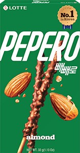Bánh que Lotte Pepero vị hạnh nhân